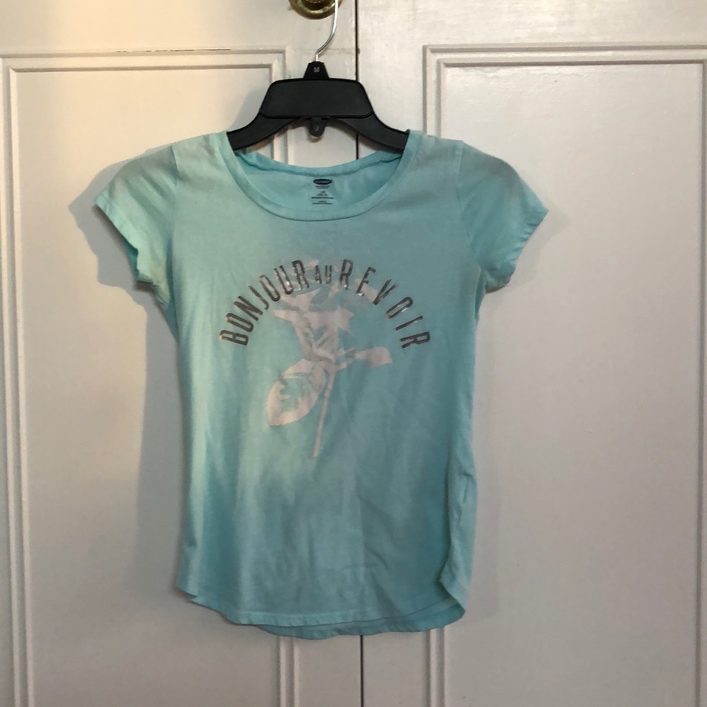 Light blue tee shirt